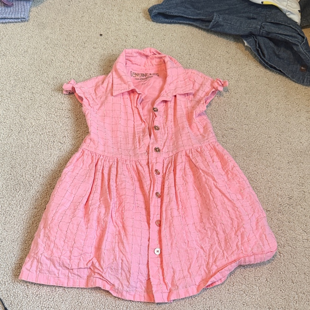 OshKosh B'gosh Pink Button Down Kids Shirt